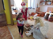 Mikuláš, čert a anděl ve školce